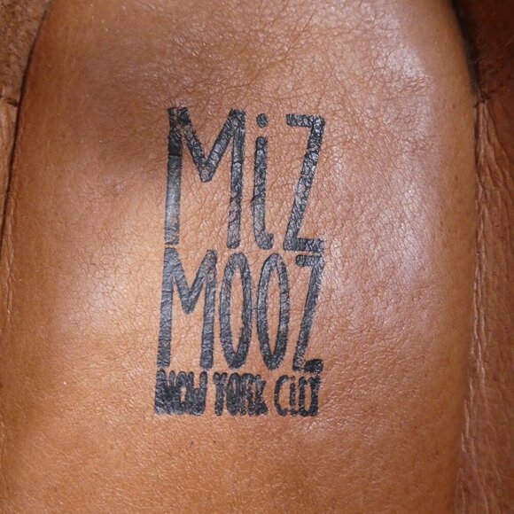 Miz Mooz Ken Pewter Metallic Silver Leather Flats Loafers Womens 41 US 9.5-10 - Picture 12 of 13